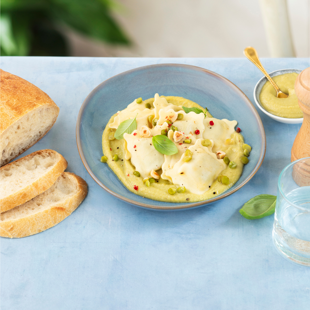 pates-fraiches-emmental-basilic-creme-de-pois-casses