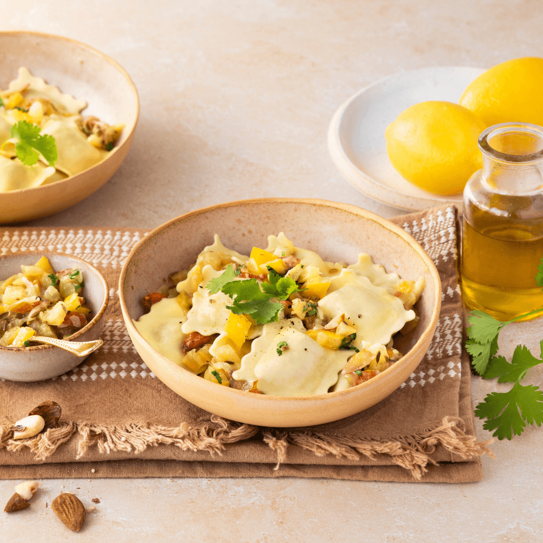 pates-fraiches-aubergines-sauce-citronnee-mediterraneenne